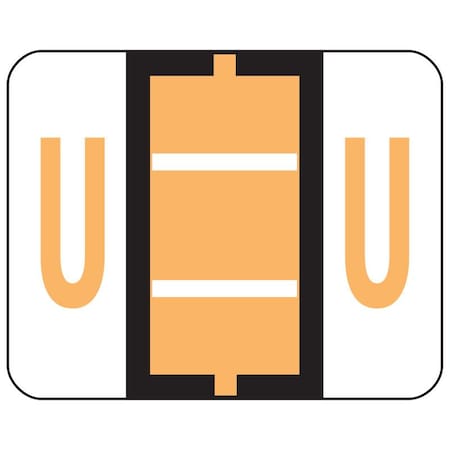 Smead Label, Bccr, Endtab, "U", Ltoe Pk SMD67091